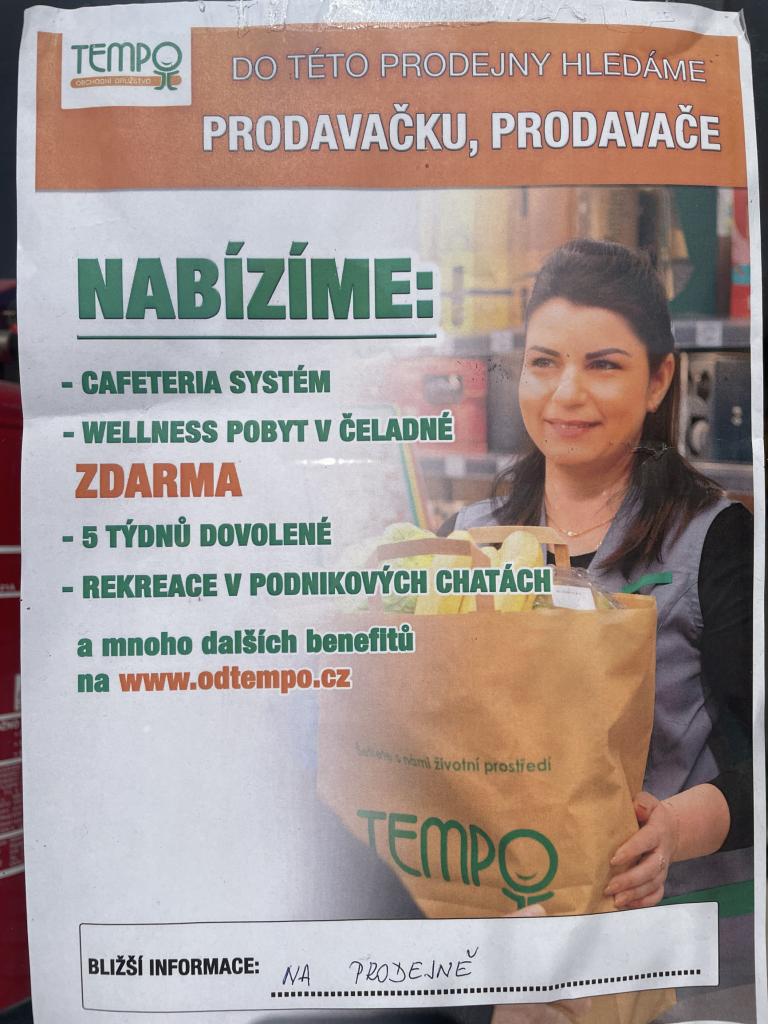 nabídka pracovního místa